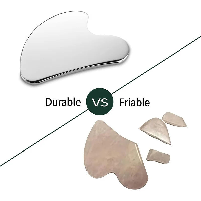 Stainless Steel Gua Sha Scraper Massager For Face Neck