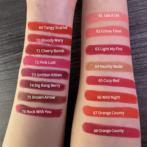 CHARMACY 16 Colors Waterproof Velvet Lipstick Easy To Wear