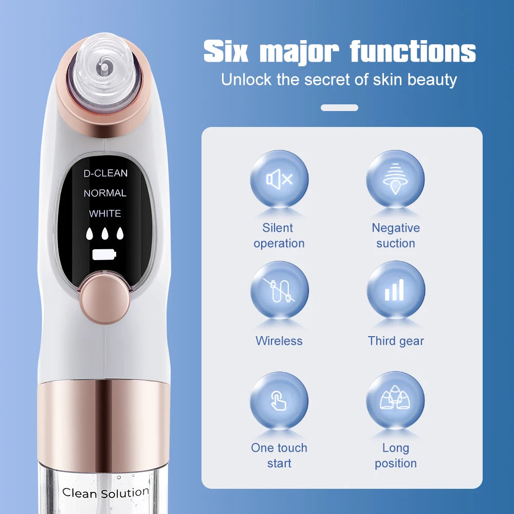 Electric Bubble Blackhead Remover Vacuum Suction Pore