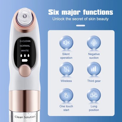 Electric Bubble Blackhead Remover Vacuum Suction Pore