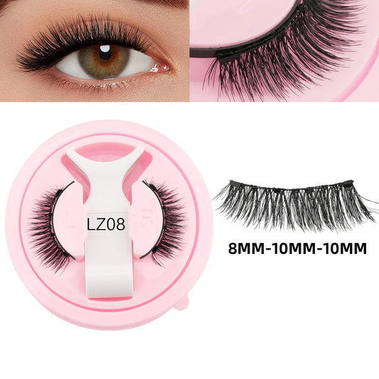 Fluffy Mink Magnetic Lashes Kit - 1 Pair Winged Anime