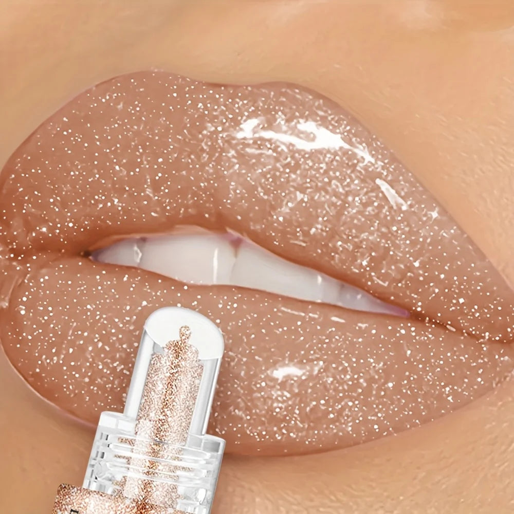Waterproof Lip gloss, Shine Long-Lasting Moistening Non-Sticky