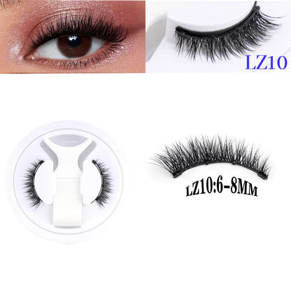 Fluffy Mink Magnetic Lashes Kit - 1 Pair Winged Anime