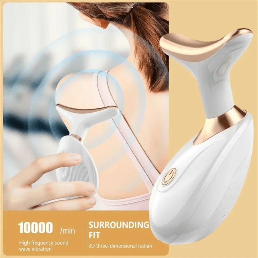 Electric skin tightening care massage device, suitable f