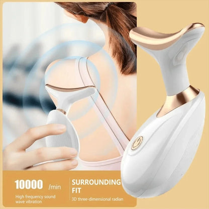 Electric skin tightening care massage device, suitable f