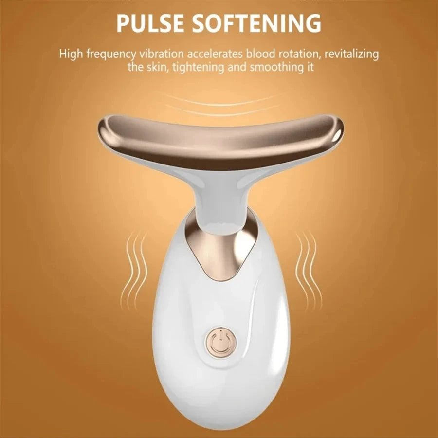 Electric skin tightening care massage device, suitable f