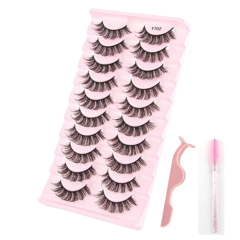 YSDO Half Eye Lashes False Eyelashes Natural Faux Mink