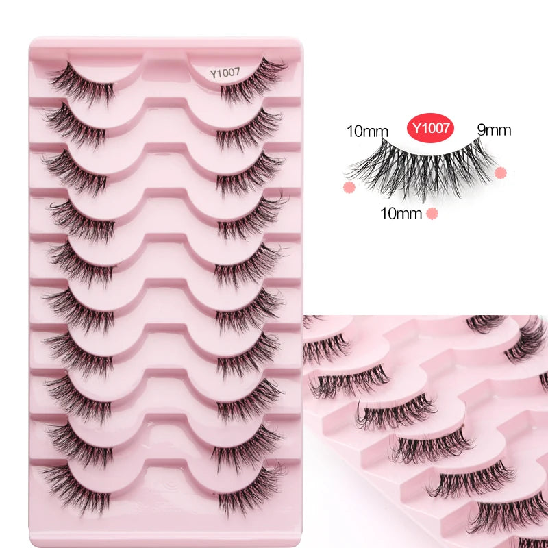 YSDO Half Lashes False Mink Eyelashes Natural Soft Cat Eye