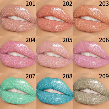 9 Colors Moisturizing Diamond Shimmer Glitter Lip Gloss