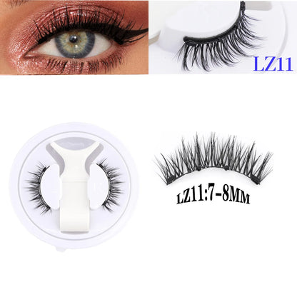 Fluffy Mink Magnetic Lashes Kit - 1 Pair Winged Anime