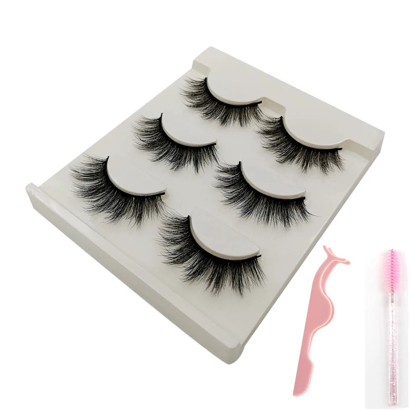 YSDO Half Eye Lashes False Eyelashes Natural Faux Mink