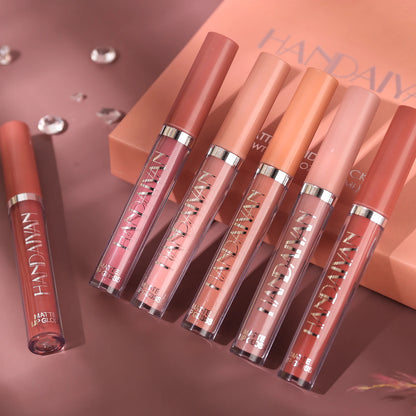 HANDAIYAN Set of 6 NonStick Cup Liquid lipstick , Long-Lasting