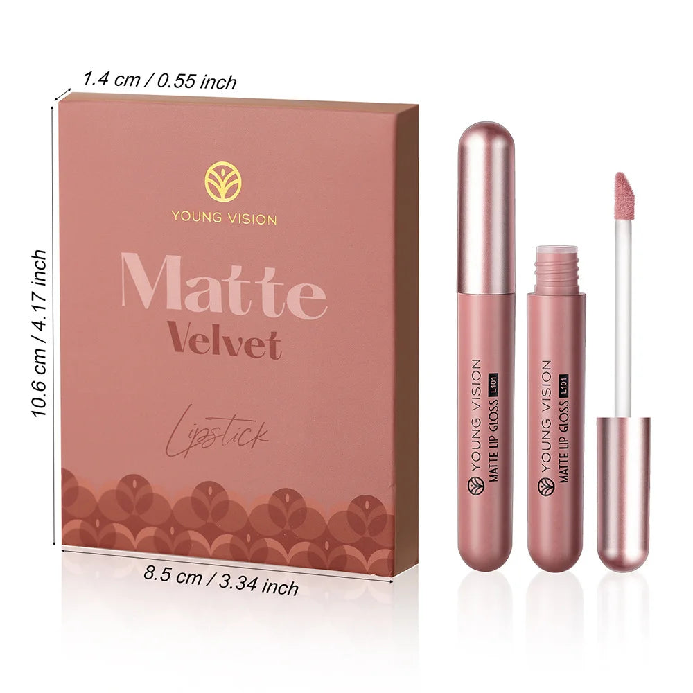 HANDAIYAN Set of 6 NonStick Cup Liquid lipstick , Long-Lasting