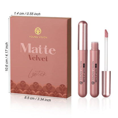 HANDAIYAN Set of 6 NonStick Cup Liquid lipstick , Long-Lasting