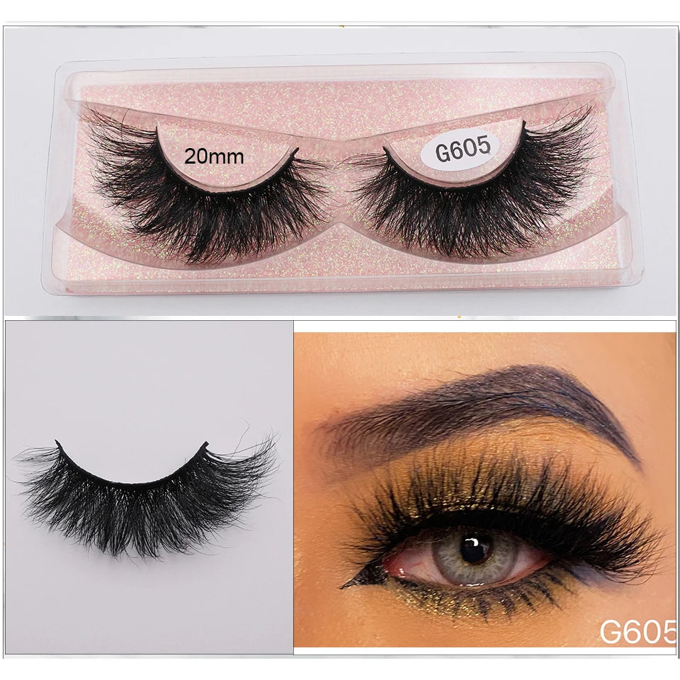 Mink Eyelashes New Soft Natural Full Strip Lashes Vendor