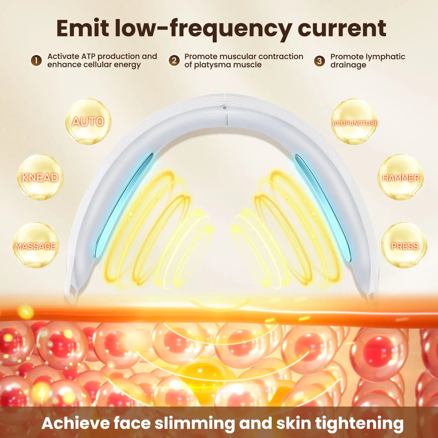 Electric V Face Lifting Beauty Device Levels EMS