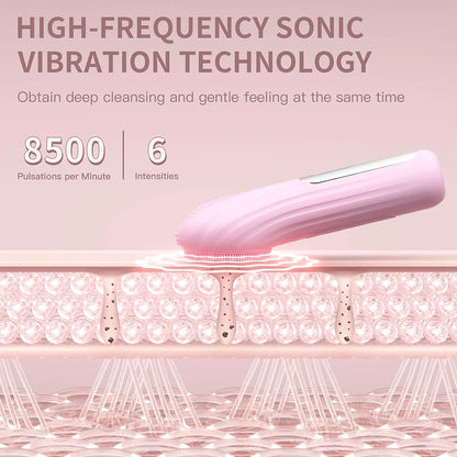 Sonic Waterproof Facial Cleansing Brush Rechargeable