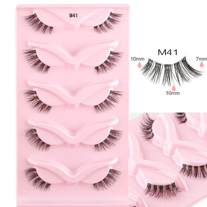 YSDO Half Lashes False Mink Eyelashes Natural Soft Cat Eye
