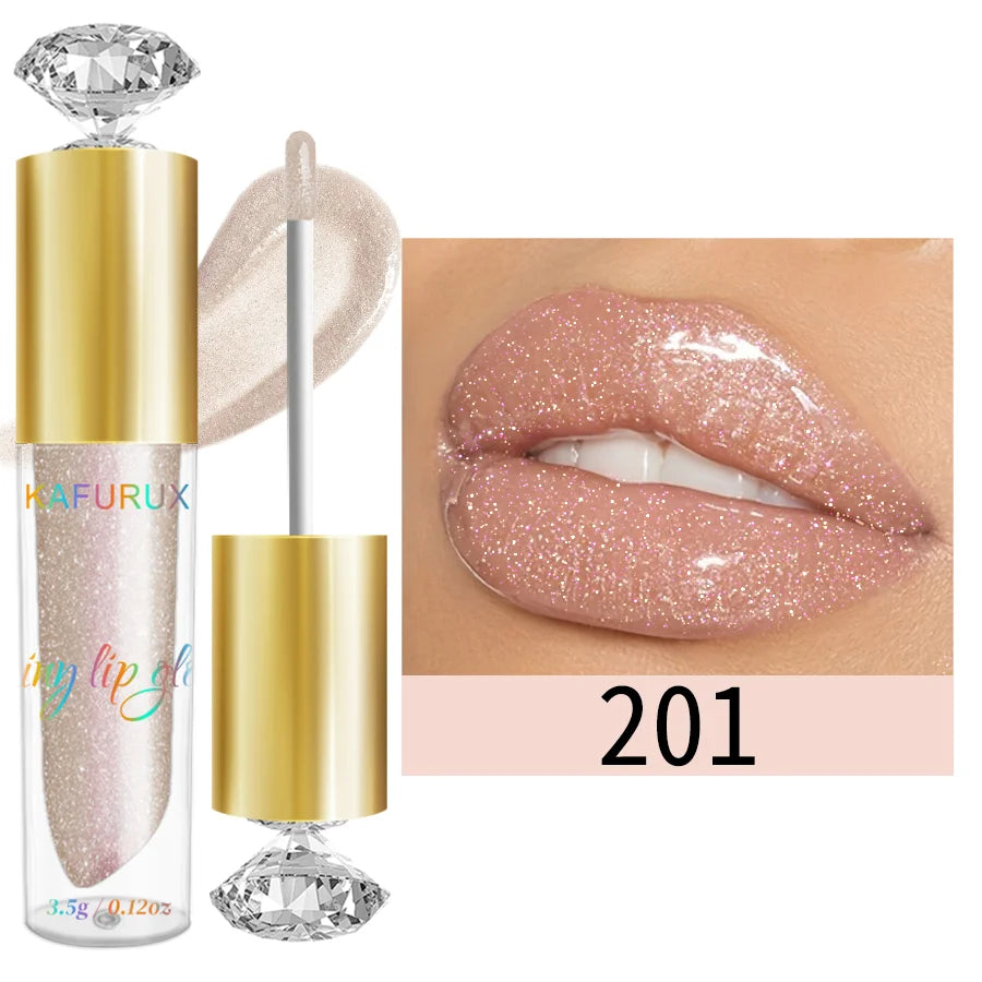 9 Colors Moisturizing Diamond Shimmer Glitter Lip Gloss