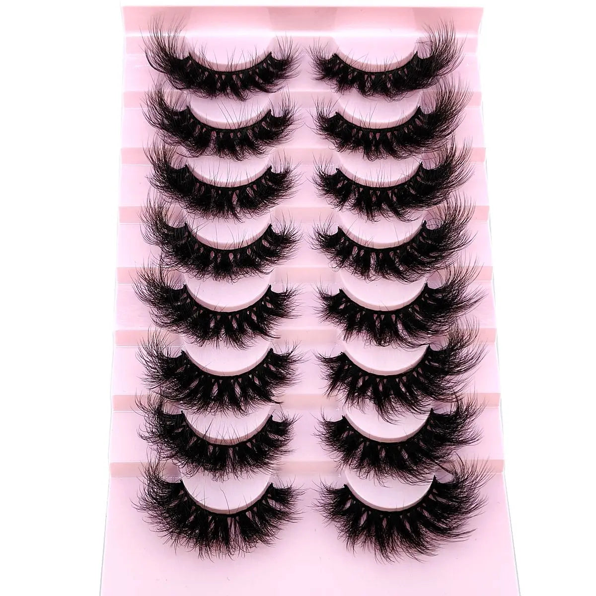 Mink Lashes Natural Long Full Strip Short False Eyelashes