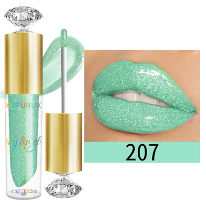9 Colors Moisturizing Diamond Shimmer Glitter Lip Gloss