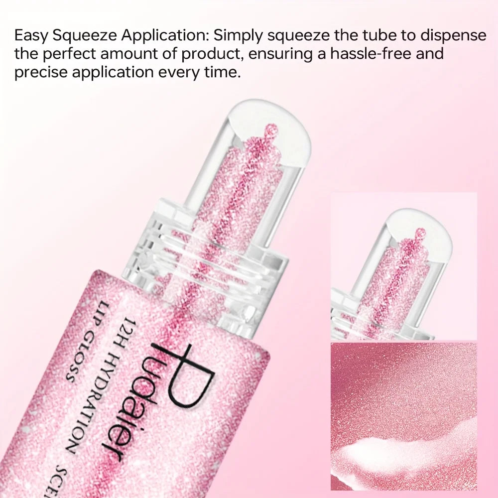 Waterproof Lip gloss, Shine Long-Lasting Moistening Non-Sticky
