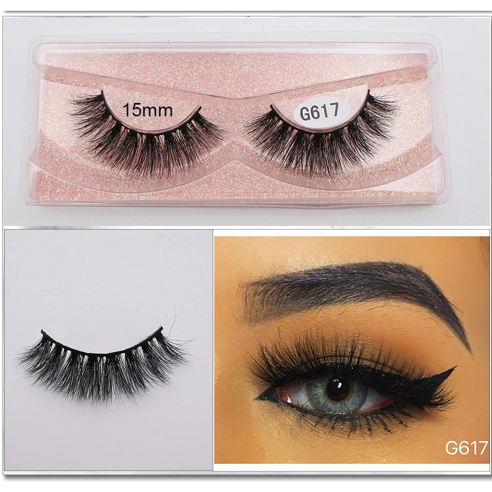 Mink Eyelashes New Soft Natural Full Strip Lashes Vendor
