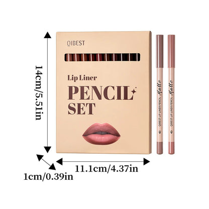 Matte lipliner set smooth and easy to apply non smudging