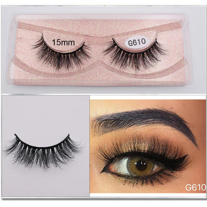 Mink Eyelashes New Soft Natural Full Strip Lashes Vendor