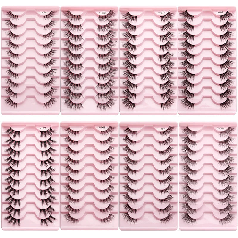 YSDO Half Lashes False Mink Eyelashes Natural Soft Cat Eye