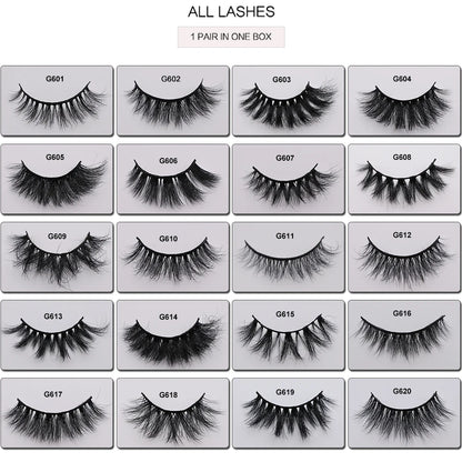 Mink Eyelashes New Soft Natural Full Strip Lashes Vendor