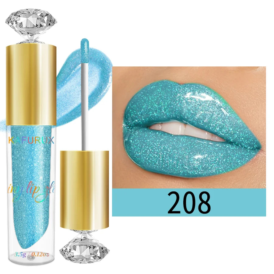 9 Colors Moisturizing Diamond Shimmer Glitter Lip Gloss