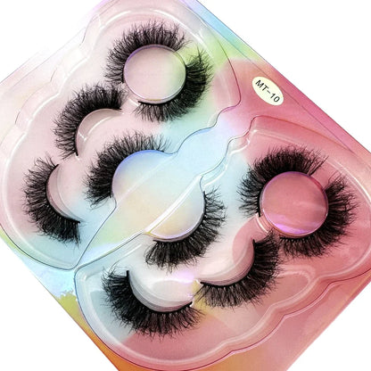 Mink Lashes Natural Long Full Strip Short False Eyelashes