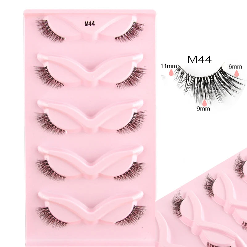 YSDO Half Lashes False Mink Eyelashes Natural Soft Cat Eye