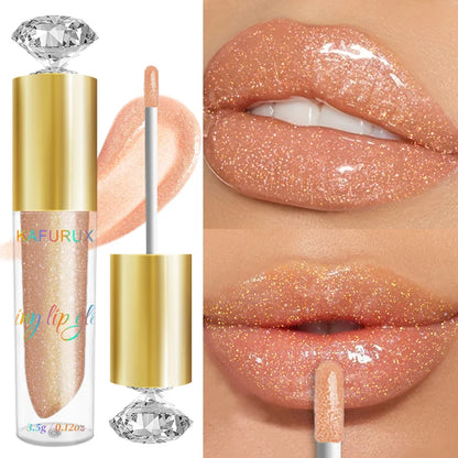 9 Colors Moisturizing Diamond Shimmer Glitter Lip Gloss