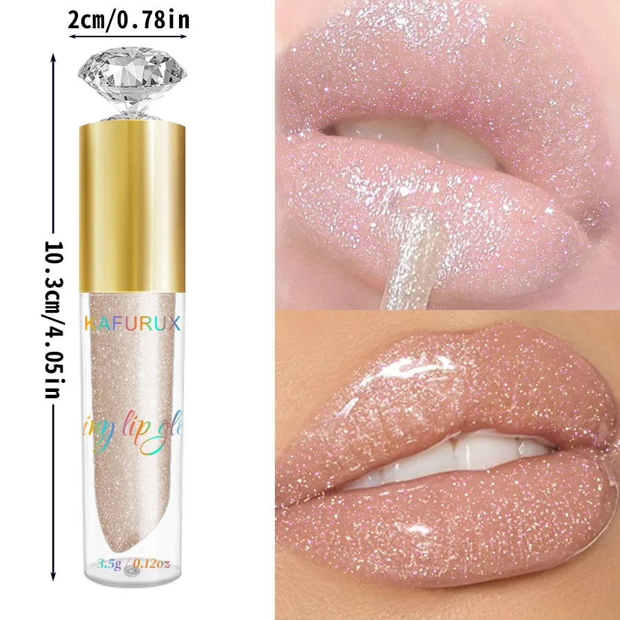 9 Colors Moisturizing Diamond Shimmer Glitter Lip Gloss
