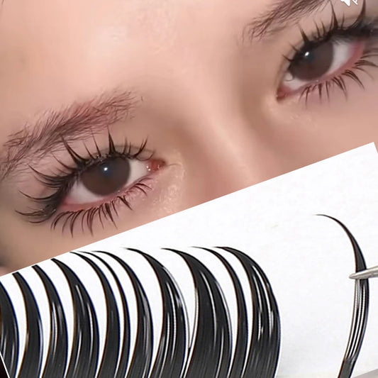 Wet look Cosplay Eyelash Extension Fashion Soft Mink