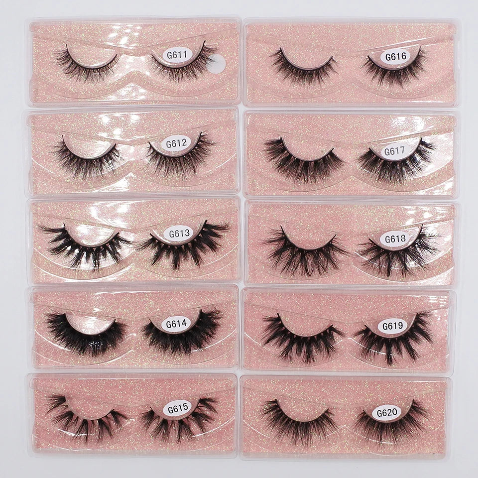 Mink Eyelashes New Soft Natural Full Strip Lashes Vendor