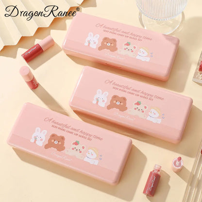 Set of 10 Shimmering Lip Glosses Easy to Apply Lip Glaze