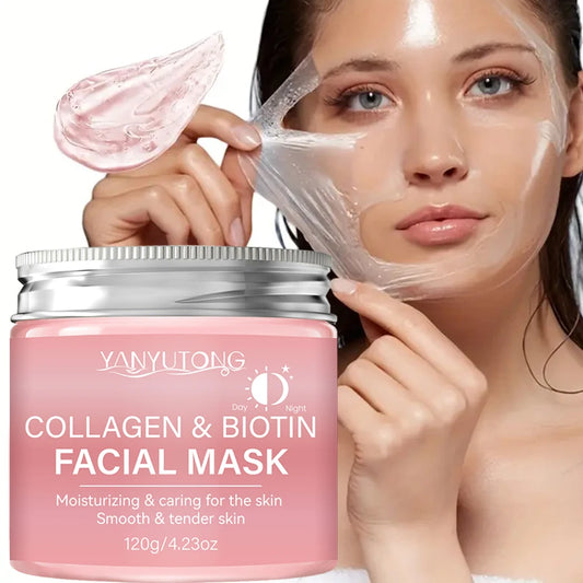 Collagen Peel Mask Biotin Collagen Wrap Mask Day and Night