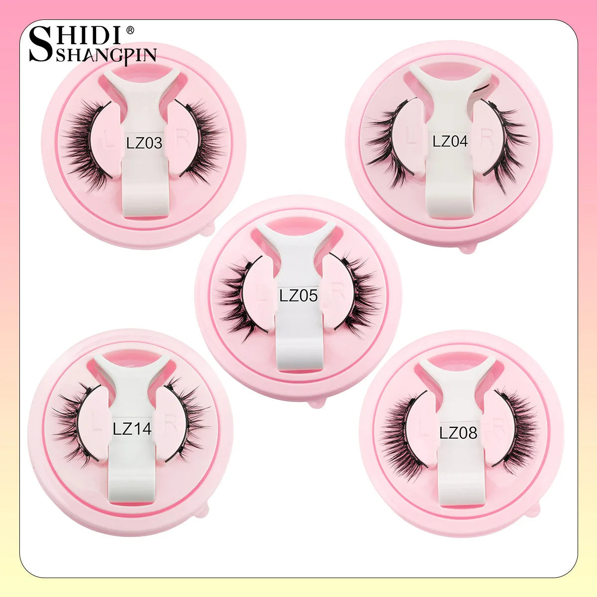 Fluffy Mink Magnetic Lashes Kit - 1 Pair Winged Anime