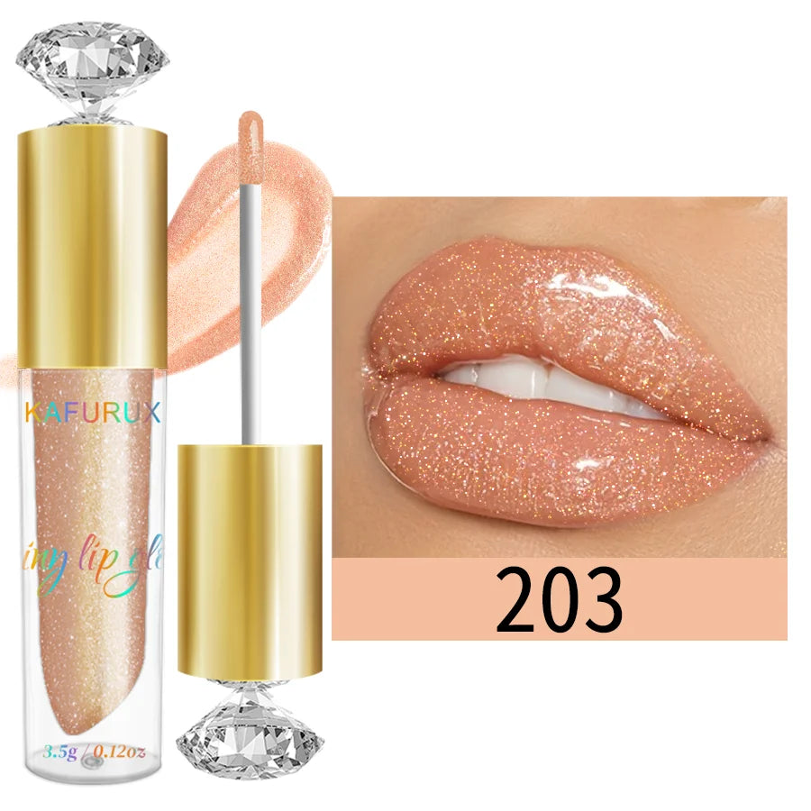 9 Colors Moisturizing Diamond Shimmer Glitter Lip Gloss