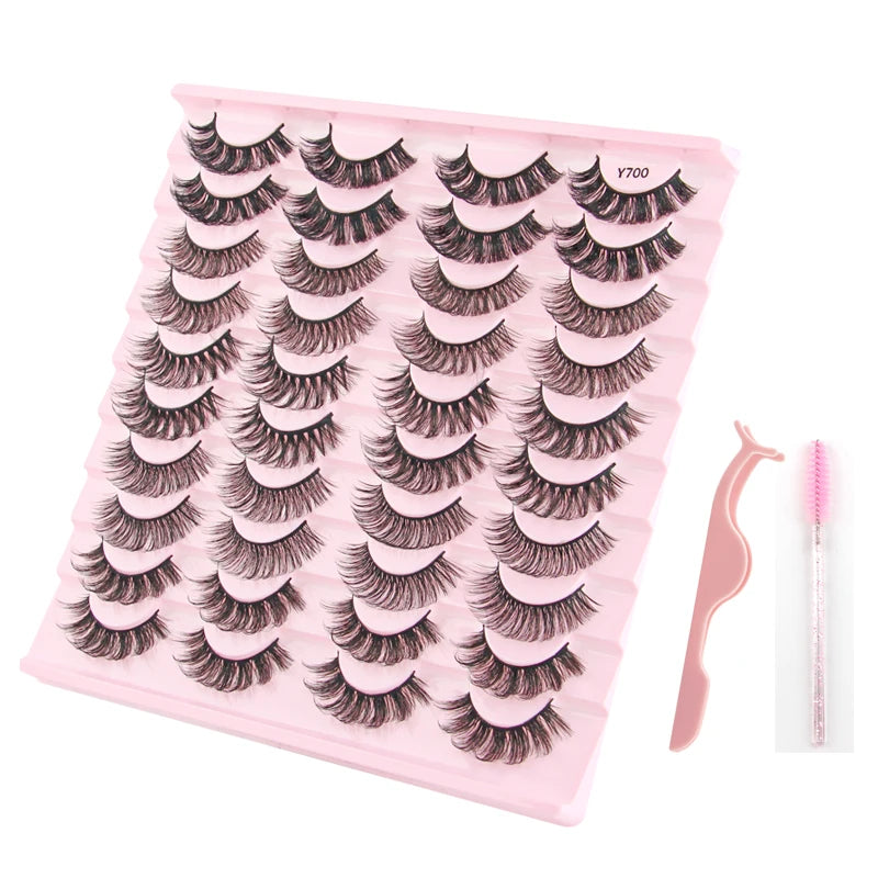 YSDO Half Eye Lashes False Eyelashes Natural Faux Mink