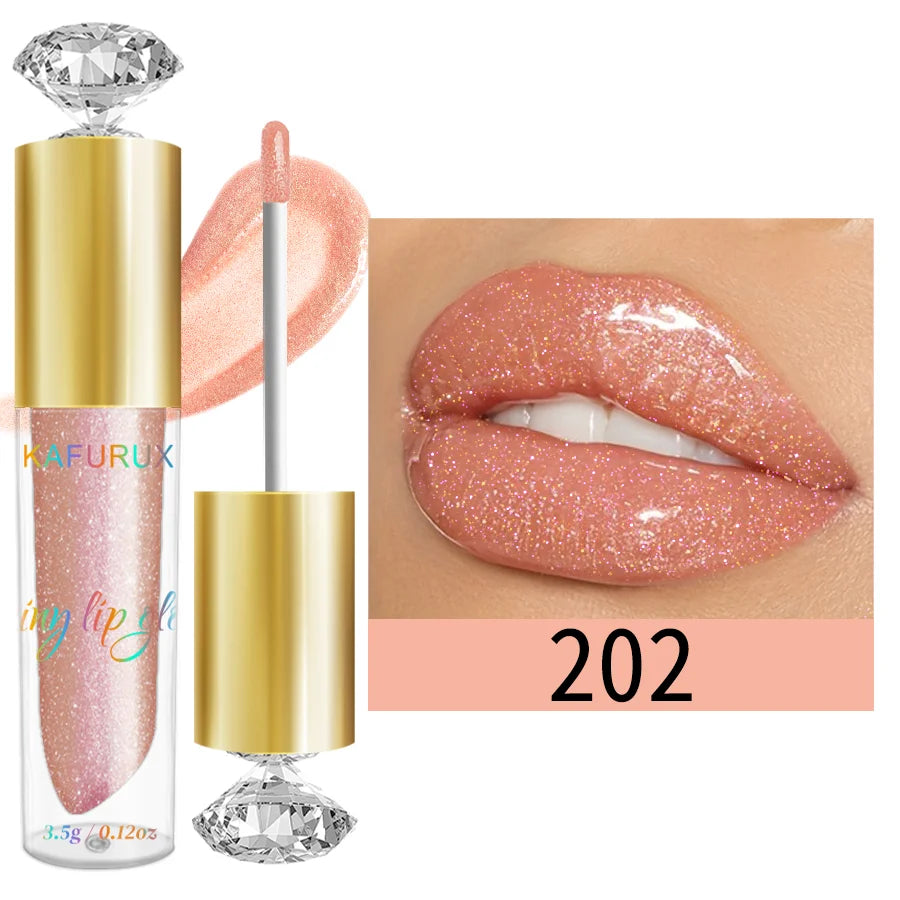 9 Colors Moisturizing Diamond Shimmer Glitter Lip Gloss