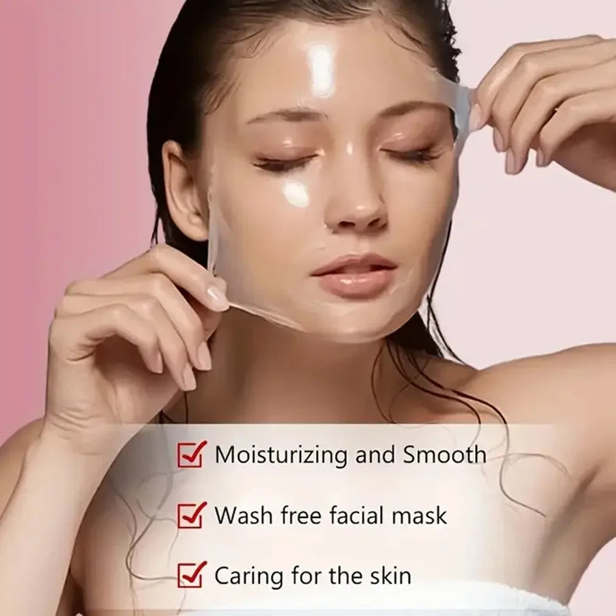Collagen Peel Mask Biotin Collagen Wrap Mask Day and Night