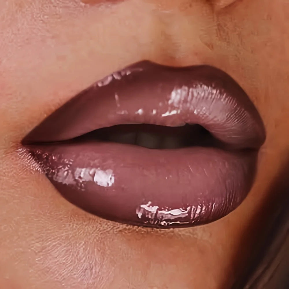 Glossy Lip Set, Shimmer Lip Gloss + Lip Oil + Lip Liner Nourishing