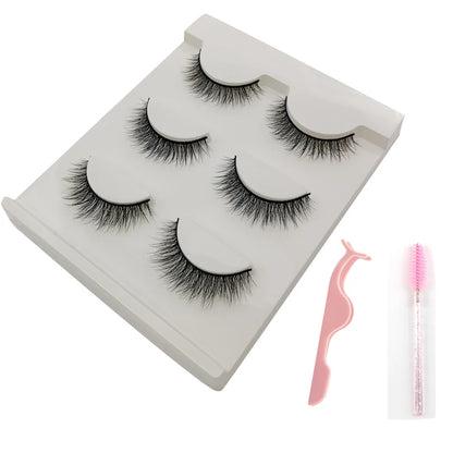 YSDO Half Eye Lashes False Eyelashes Natural Faux Mink