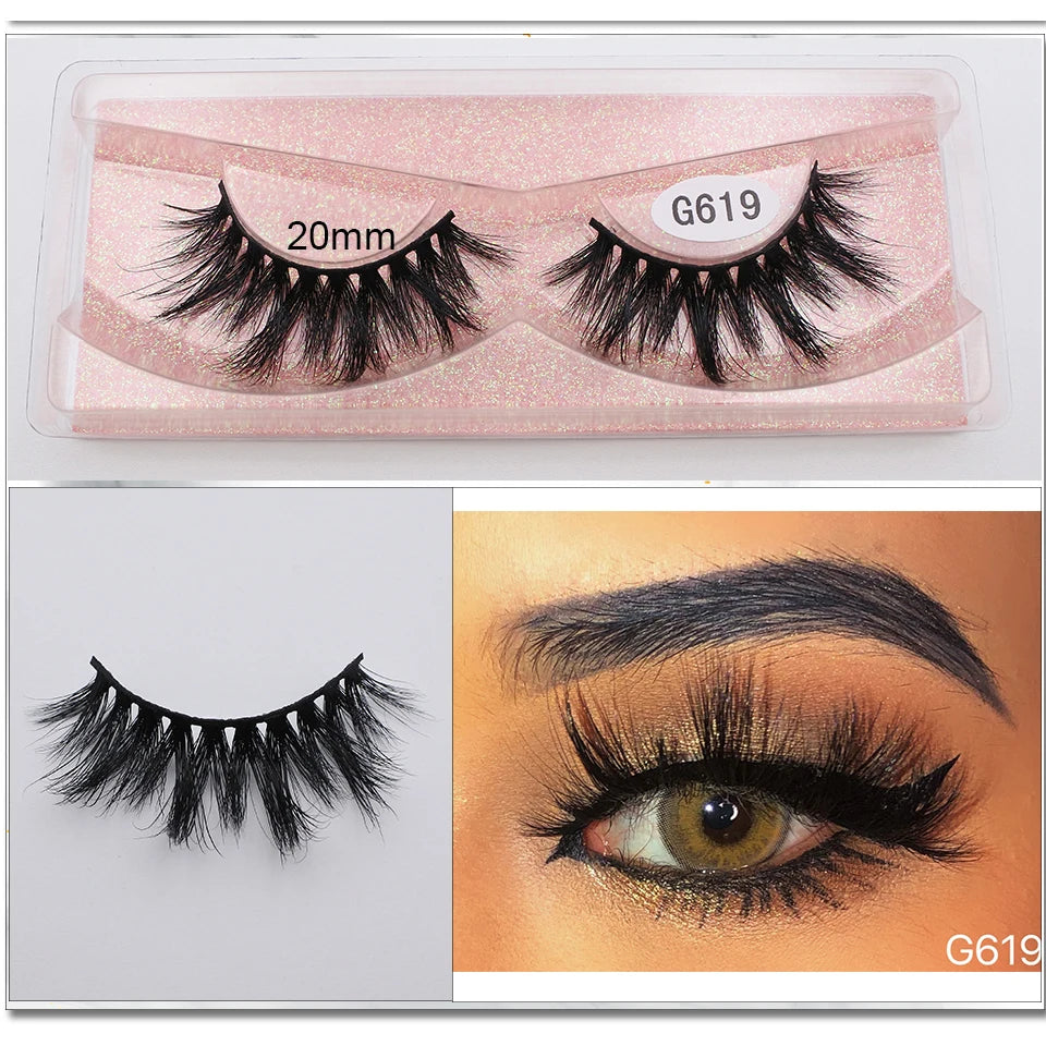 Mink Eyelashes New Soft Natural Full Strip Lashes Vendor