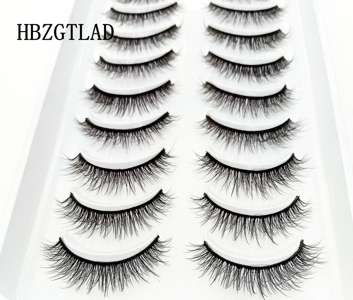 Mink Lashes Natural Long Full Strip Short False Eyelashes