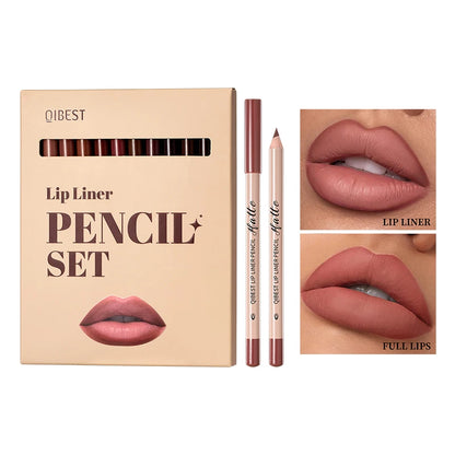 Matte lipliner set smooth and easy to apply non smudging